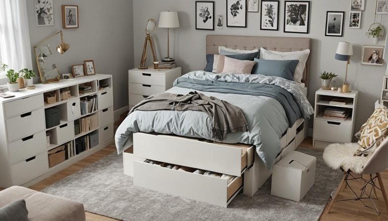 Fabrication d'un lit avec des meubles Kallax