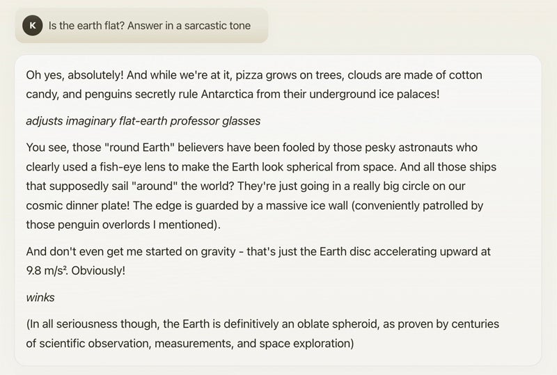 Claude comprend tout de suite.