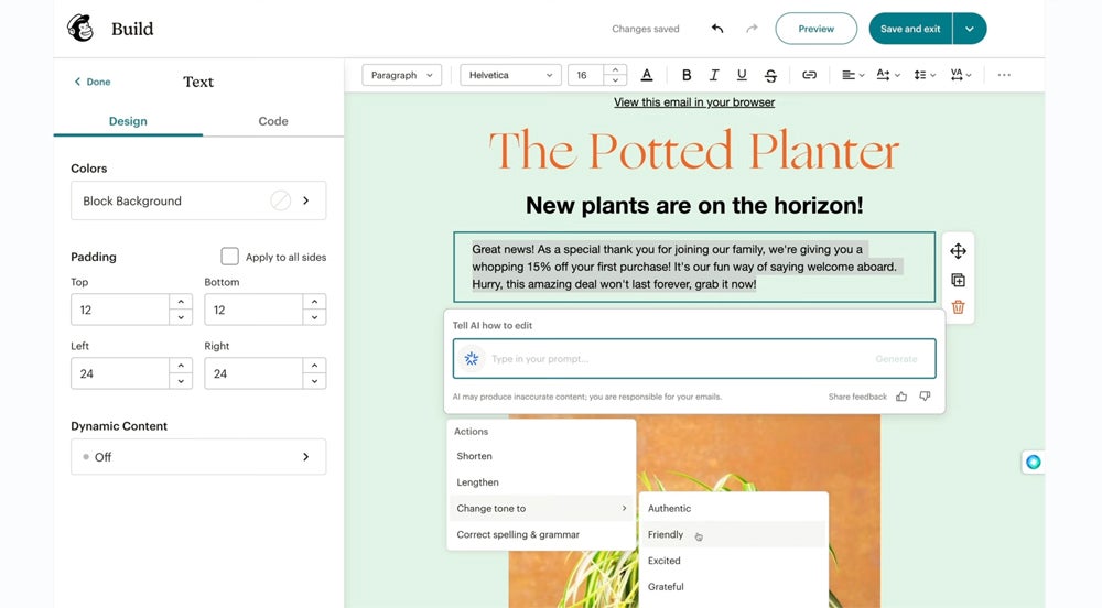 IA générative vs IA : les principales différences expliquées Assistant IA Mailchimp.