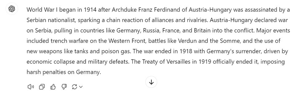 Gemini vs ChatGPT 4 (2025) : l'IA gagnante révélée Précision de la réponse ChatGPT.